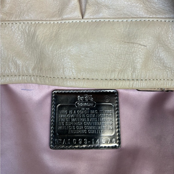 Coach Bag,Coach Tan Leather Shoulder Bag - Picture 7 of 14